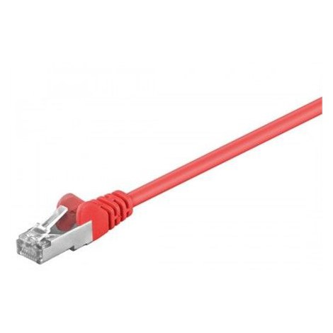 Goobay | CAT 5e | Network cable | Foiled unshielded twisted pair (F/UTP) | Male | RJ-45 | Male | RJ-45 | Red | 1.5 m